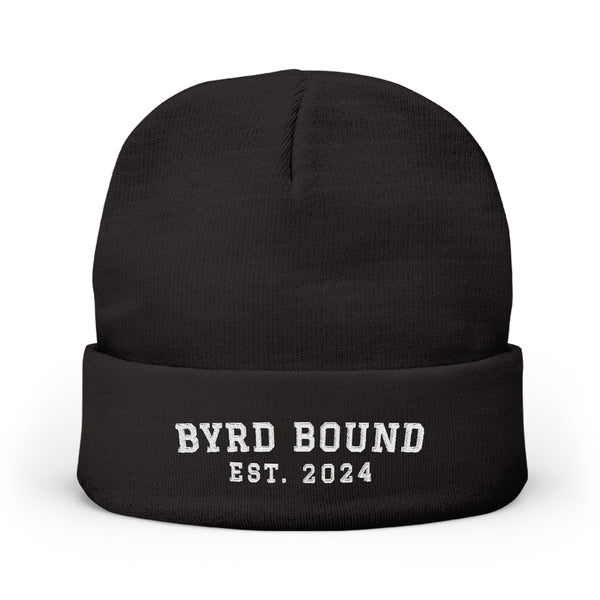Byrd Bound Knit Beanie Embroidered