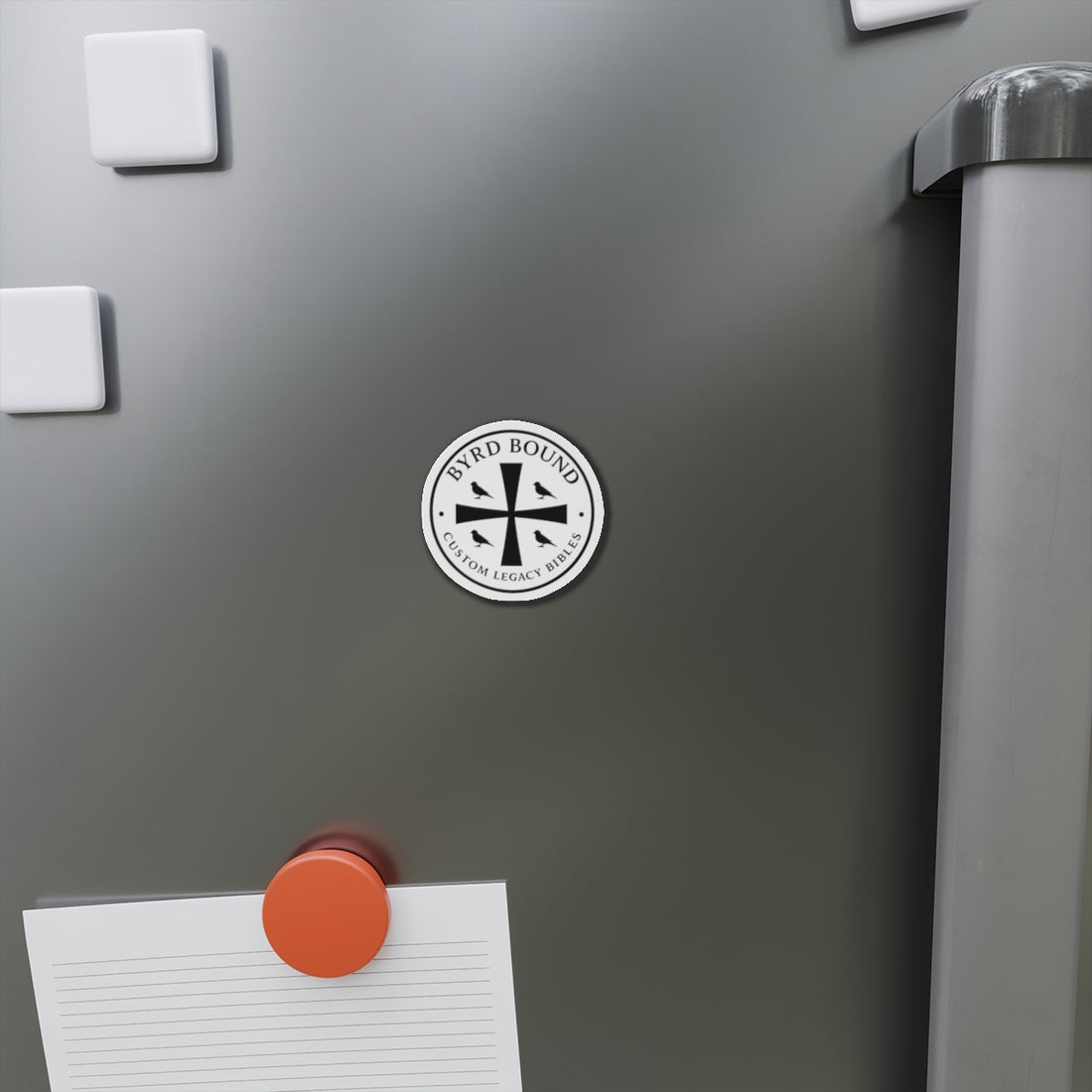 Byrd Bound Cross Logo Die-Cut Magnet