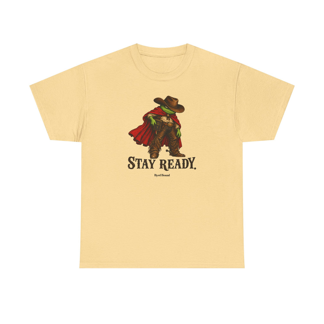 Stay Ready Frog Cowboy Graphic Tee