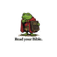 Read Your Bible kiss-cut sticker