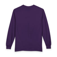 Byrd Bound arched collegiate logo Long Sleeve | vintage varsity est. 2024