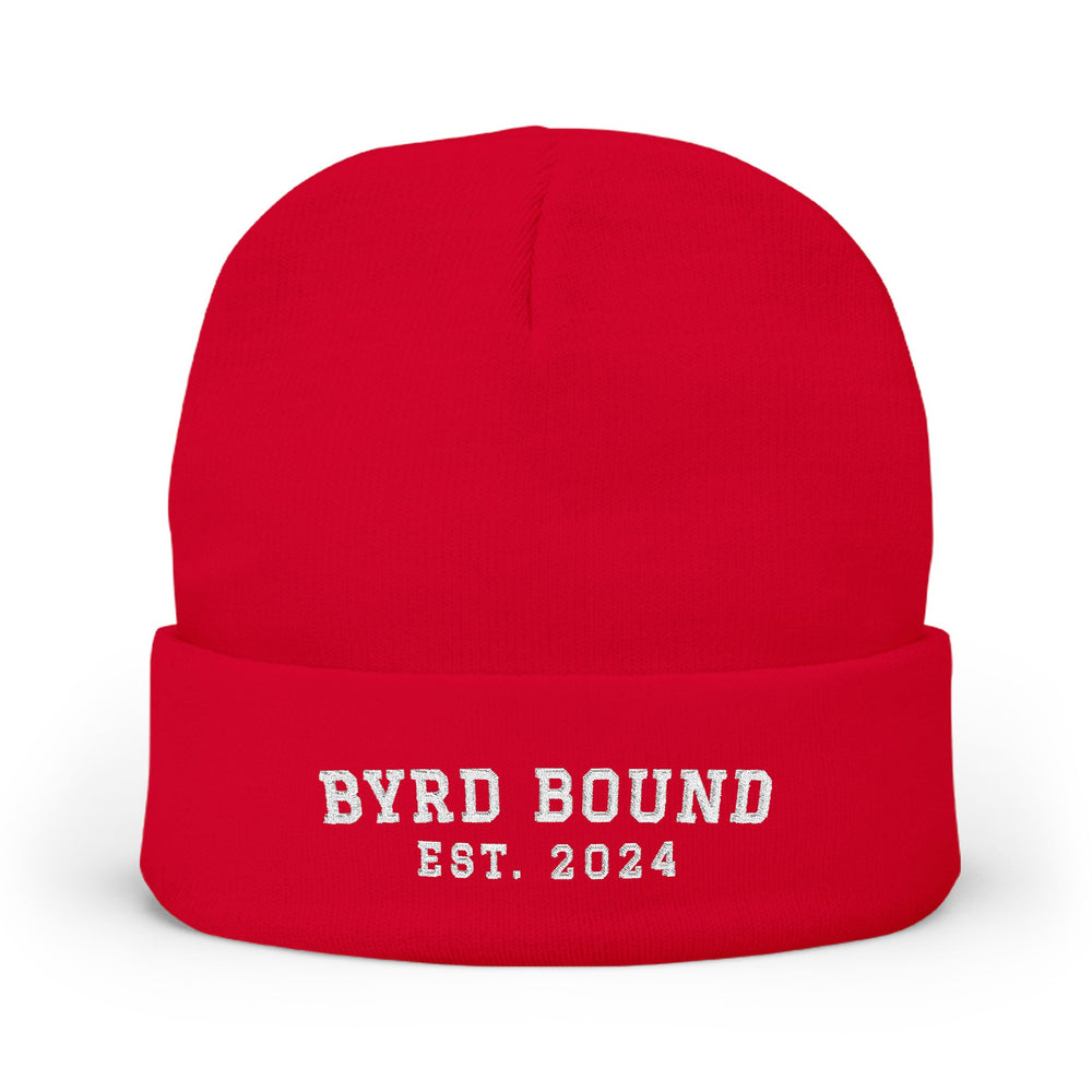 Byrd Bound Knit Beanie Embroidered