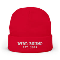 Byrd Bound Knit Beanie Embroidered