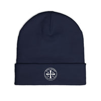 Byrd Bound Logo Knit Beanie Embroidered