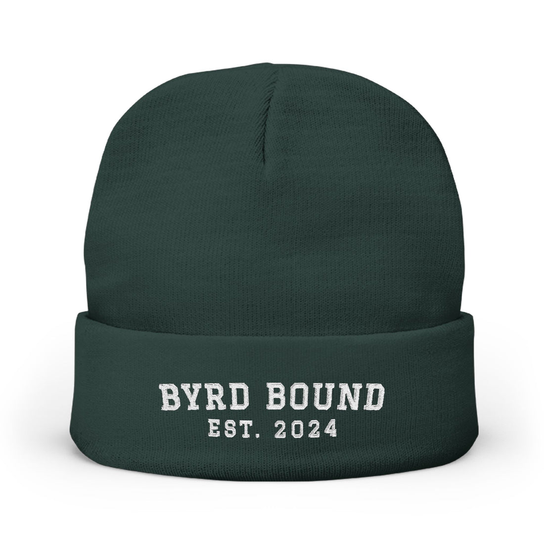 Byrd Bound Knit Beanie Embroidered