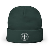 Byrd Bound Logo Knit Beanie Embroidered
