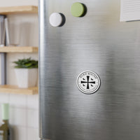 Byrd Bound Cross Logo Die-Cut Magnet